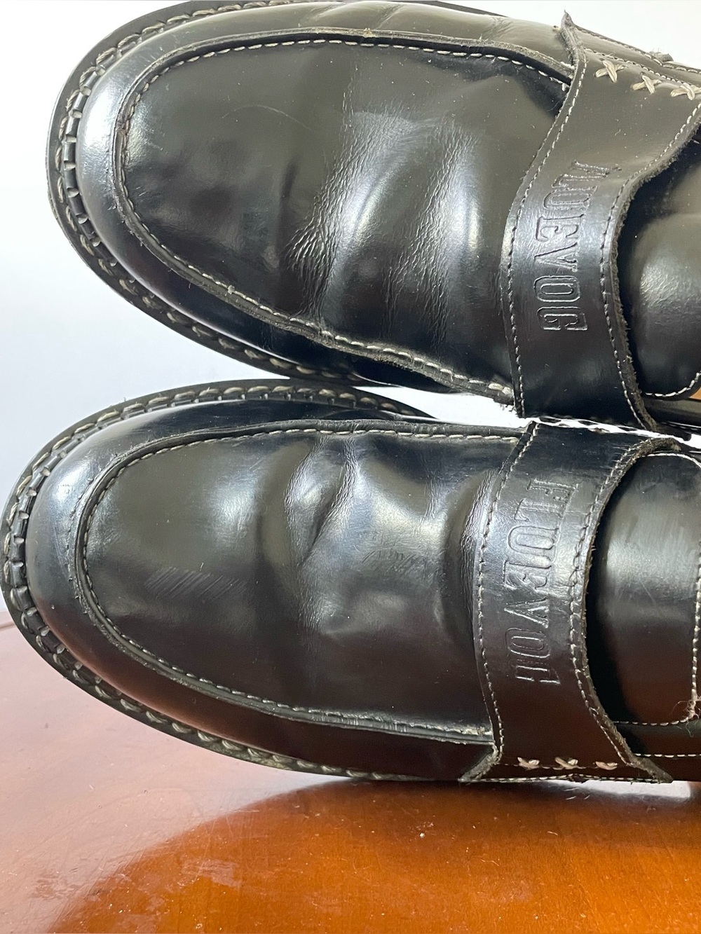 John Fluevog Black Leather Loafers | US 9 - Picture 5 of 8